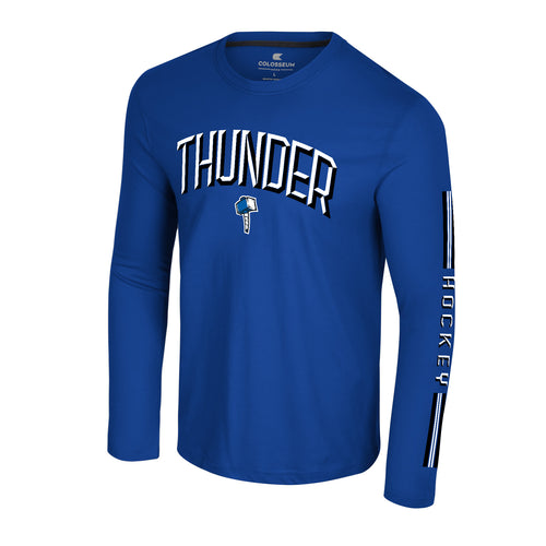 Arched Thunder Long Sleeve Tee, Hockey Sleeve