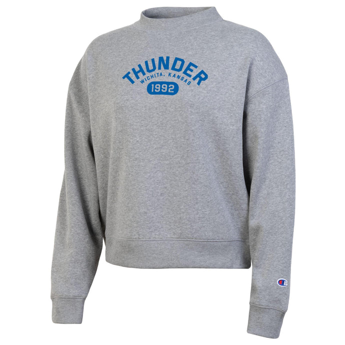 Champion Women's Grey Triumph Fleece Crew