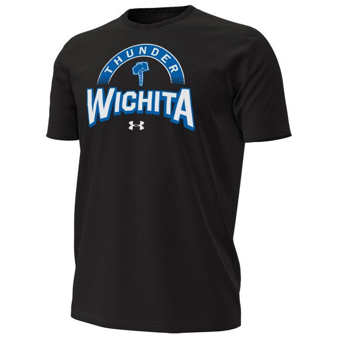 Under Armour Black Performance Cotton Short-sleeved Tee