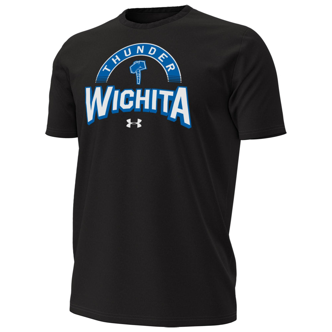 Under Armour Black Performance Cotton Short-sleeved Tee