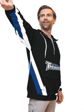 Load image into Gallery viewer, Wichita Thunder Black Hockey Windbreaker