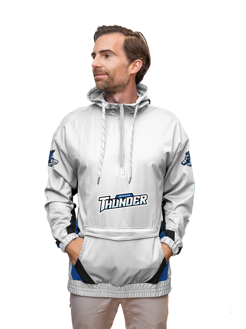 Wichita Thunder White Hockey Windbreaker