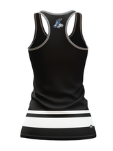 Load image into Gallery viewer, Wichita Thunder Black Women&#39;s Racerback Hockey Tank