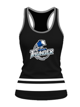 Load image into Gallery viewer, Wichita Thunder Black Women&#39;s Racerback Hockey Tank