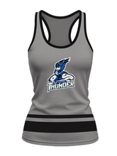 Load image into Gallery viewer, Wichita Thunder Gray Women&#39;s Racerback Hockey Tank