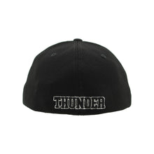 Load image into Gallery viewer, Silver and Black Thunder Logo ZFit Hat
